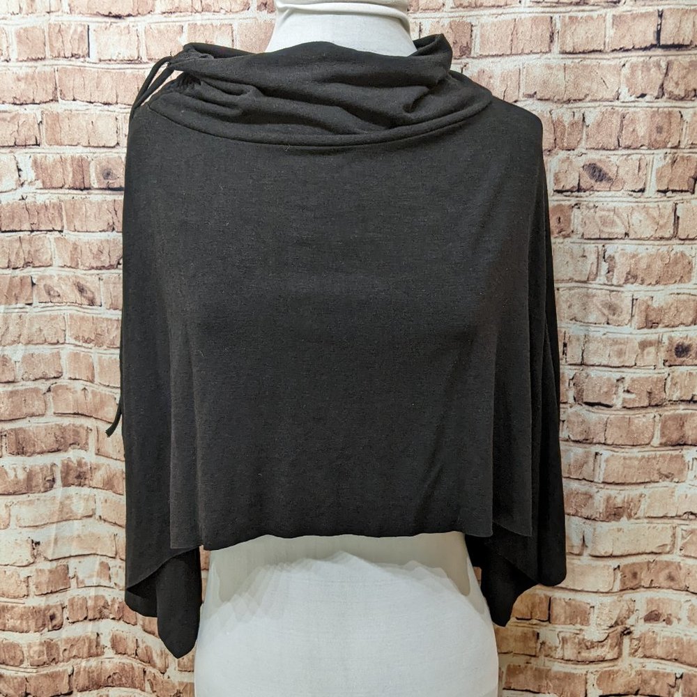 Candie's Shaw Cowl Neck Black Size XS